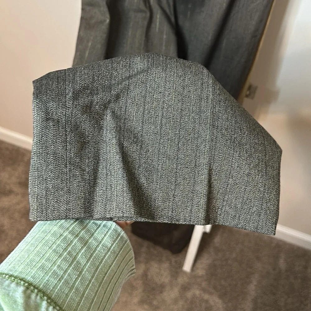 Coldwater Creek Classic Fit Fully Lined Dress Pants Size 10 Brown and Metallic
